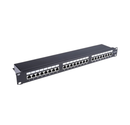NPP-6A1BLK242 Cat6a UTP 24 Port Loaded Patch Panel