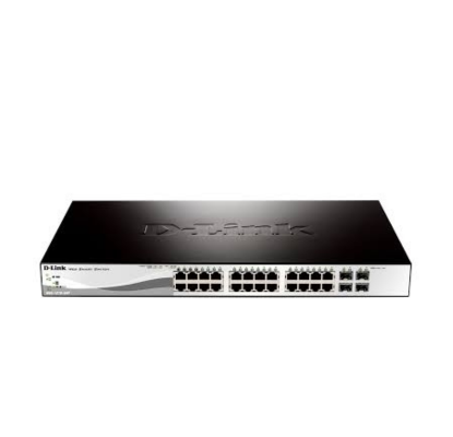 28-Port Gigabit Smart Switch for Reliable Networking (DGS-1210-28)