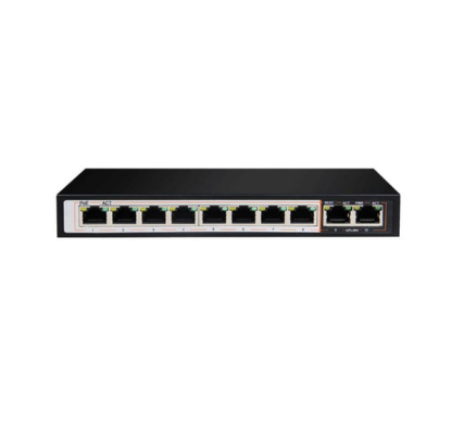 10-Port Gigabit PoE Switch for Reliable Networking (DGS-F1010P-E)