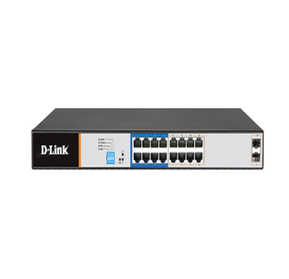 18-Port Gigabit Smart PoE Switch for Reliable Networking (DGS-F1210-18PS-E)