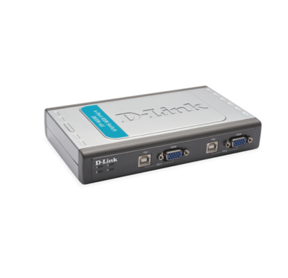 4-Port USB KVM Switch for Multi-Computer Control (DKVM-4U)