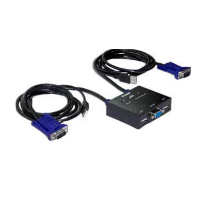 2-Port USB KVM Switch for Multi-Computer Control (KVM-221)